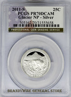2011-S Glacier Silver Quarter PCGS Proof 70 Deep Cameo