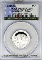 2012-S Denali Silver Quarter PCGS Proof 70 Deep Cameo