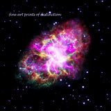Crab Nebula m1 art print