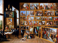 Art Print of The Art Collection of Archduke Leopold Wilhelm of Brussels by David Teniers the Younger