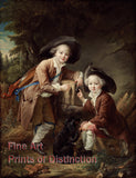 Art Print of Comte and Chevalier de Choiseul by Francois Drouais