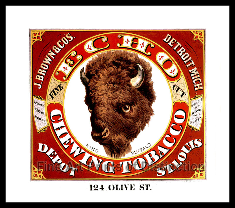 Echo Chewing Tobacco Advertising Art Print
