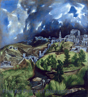A View of Toledo painting  by El Greco Art Print