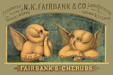 N. K. Fairbanks Lard Refiners Advertising Lithograph art print