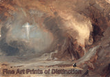 An archival premium Quality Art Print of the Vision of the Cross by Frederic Edwin Church