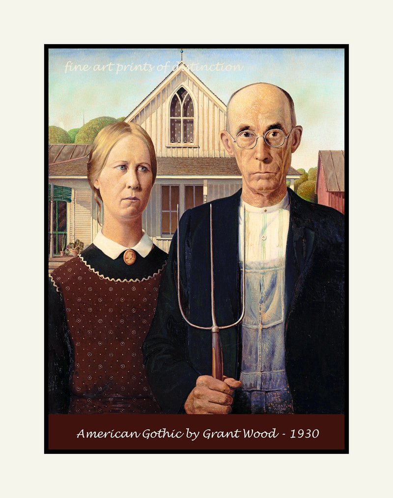 Wood Grant - American Gothic Premium Poster | Brandywine General Store