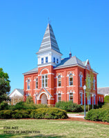 Hargis Hall at Auburn University in Alabama art print