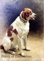 Art Print of Dog painting by Ilya Repin 