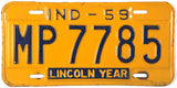 1959 Indiana License Plate