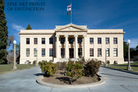 art print of Inyo County courthouse Independence CA