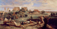 Art Print of the Kenilworth Castle in Warwickshire England painting by James Ward