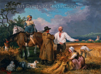 art Print of The Reapers painting by James Ward 