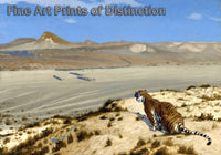 Art Print of Tiger on the Watch painting by Jean Leon Gerome