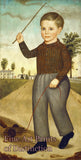 An archival premium Quality Folk Art Print of Charles H. Sisson by Joseph Goodhue Chandler