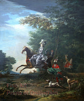  art Print of Portrait of Marie Antoinette Hunting by Louis Auguste Brun