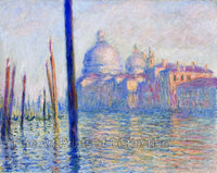 Art Print of The Grand Canal in Venice painted by French Impressionist painter Claude Monet