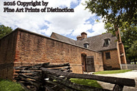 Public Gaol at Williamsburg Virginia art print