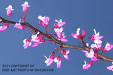Redbud in the Blue Sky Art Print