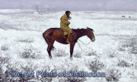 archival art Print of The Herd Boy by Frederic Remington