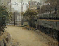 Art Print of Garden of Montmartre by Santiago Rusinol