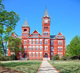 Samford Hall a Front View at Auburn University Art Print