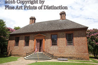 Secretary's Office on the Capitol Grounds at Williamsburg art print