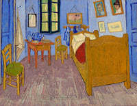 art print of Bedroom in Arles painted by Vincent Van Gogh