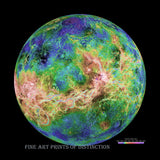 art Print of Venus from the Magellan Spacecraft