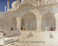 Art Print of the Pearl Mosque at Delhi painting by Vasily Vereshchagin