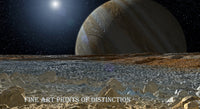 Art Print of an Artist's Concept of A View from Europa, one of Jupiter's moons