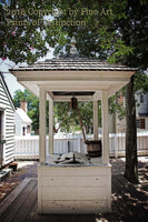 Well House in Downtown Williamsburg Virginia Art Print