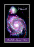 a Space Poster of the Whirlpool Galaxy m51a