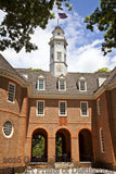 Williamsburg Capitol Building Rotunda Flying Union Jack Flag art print