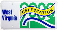 2000 West Virginia Celebration License Plate