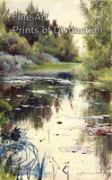 Art Print of A Landscape Study from Mora painting by Anders Zorn